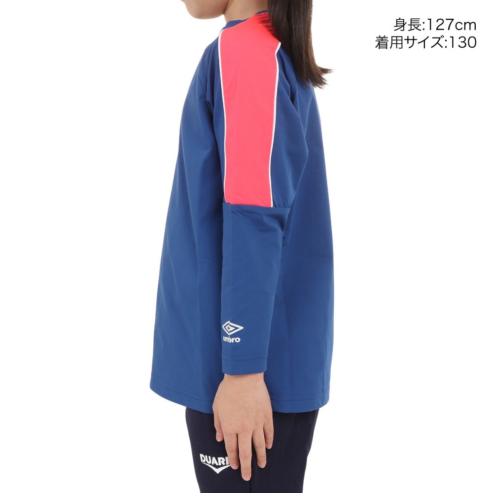 アンブロ（UMBRO）（キッズ）サッカーウェア ジュニア THE THIRD グラフィック長袖プラクティスシャツ UUJWJB53 MCNV