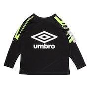 アンブロ（UMBRO）（キッズ）サッカーウェア ジュニア はじめてプラクティスシャツ UUJWJB54 BLK