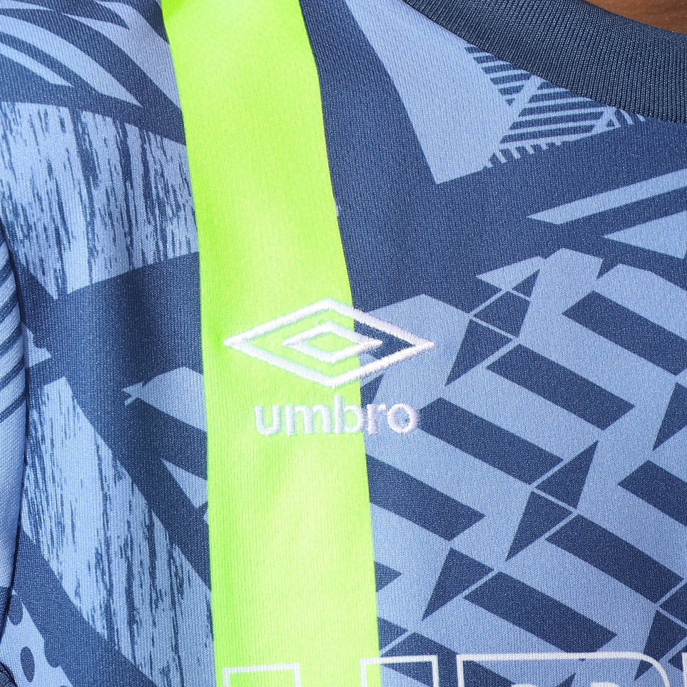 アンブロ（UMBRO）（キッズ）サッカーウェア ジュニア THE THIRD グラフィックショートスリーブプラシャツ UUJXJA51 DKDM
