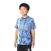 (キッズ)サッカーウェア ジュニア THE THIRD グラフィックショートスリーブプラシャツ UUJXJA51 DKDM