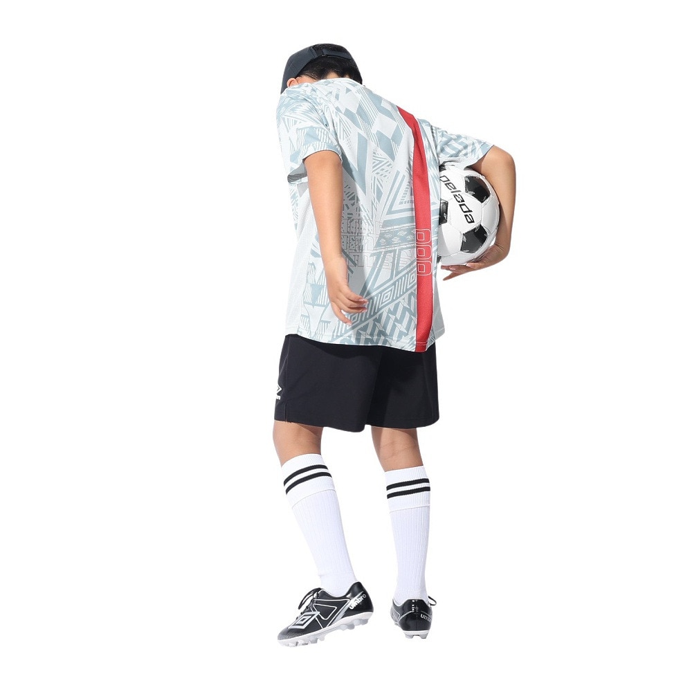アンブロ（UMBRO）（キッズ）サッカーウェア ジュニア THE THIRD グラフィックショートスリーブプラシャツ UUJXJA51 GCGY
