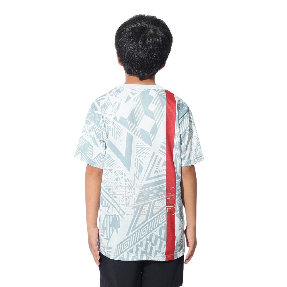 アンブロ（UMBRO）（キッズ）サッカーウェア ジュニア THE THIRD グラフィックショートスリーブプラシャツ UUJXJA51 GCGY