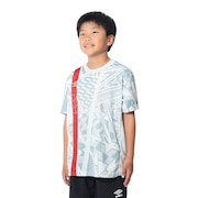 (キッズ)サッカーウェア ジュニア THE THIRD グラフィックショートスリーブプラシャツ UUJXJA51 GCGY