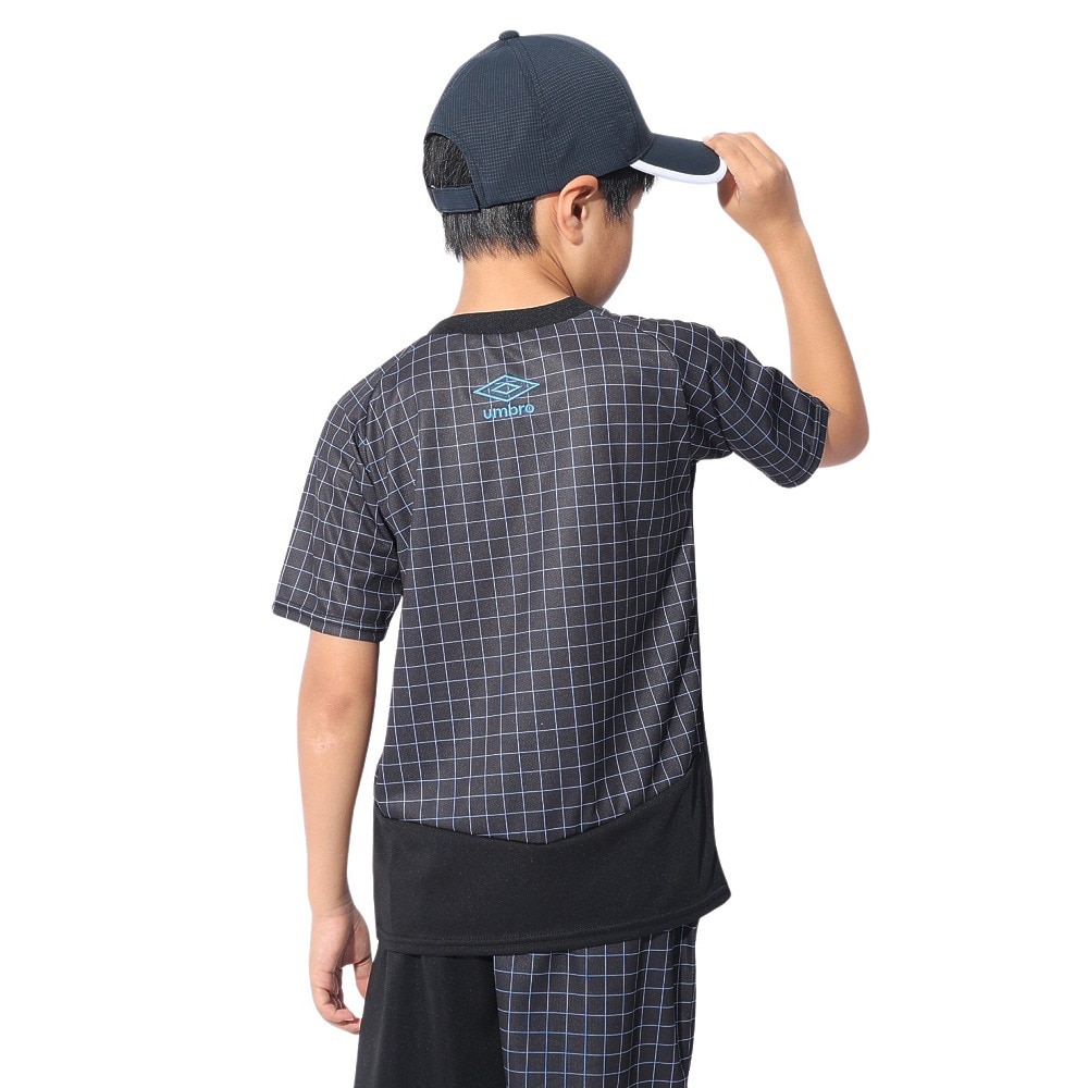 アンブロ（UMBRO）（キッズ）サッカーウェア ジュニア STARTER はじめてプラクティスシャツ UUJXJA54 BLK 速乾 UVカット