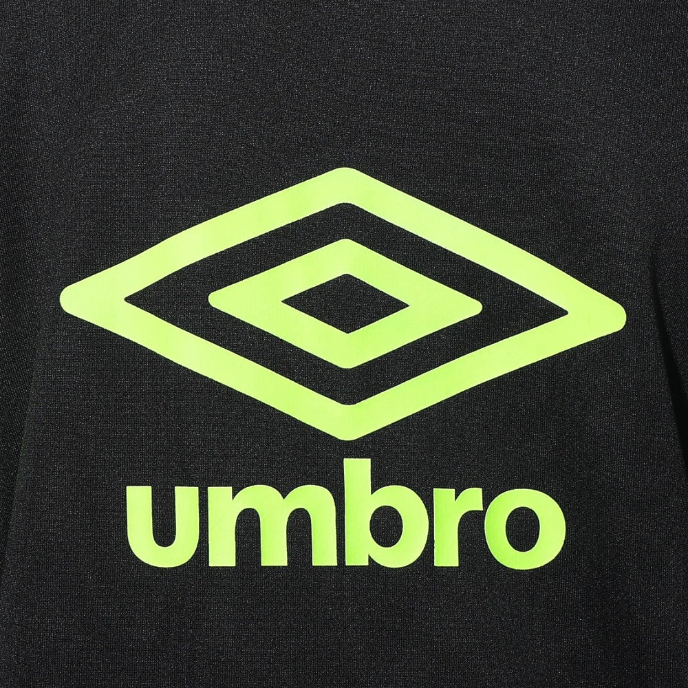アンブロ（UMBRO）（キッズ）サッカーウェア ジュニア 半袖プラクティスシャツ UUJXJA59 BLK 速乾 UVカット