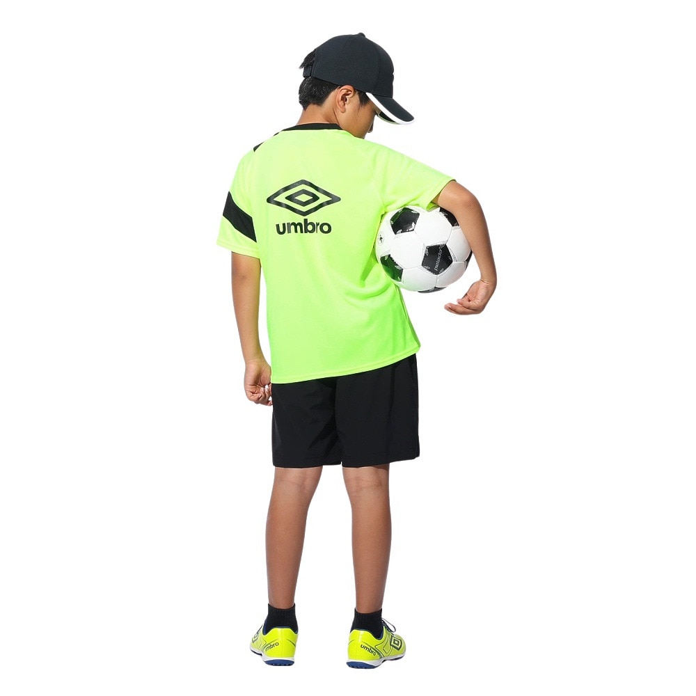 アンブロ（UMBRO）（キッズ）サッカーウェア ジュニア 半袖プラクティスシャツ UUJXJA59 FLIM 速乾 UVカット