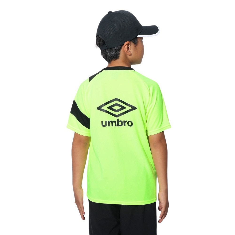 アンブロ（UMBRO）（キッズ）サッカーウェア ジュニア 半袖プラクティスシャツ UUJXJA59 FLIM 速乾 UVカット