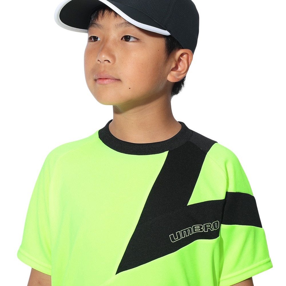 アンブロ（UMBRO）（キッズ）サッカーウェア ジュニア 半袖プラクティスシャツ UUJXJA59 FLIM 速乾 UVカット
