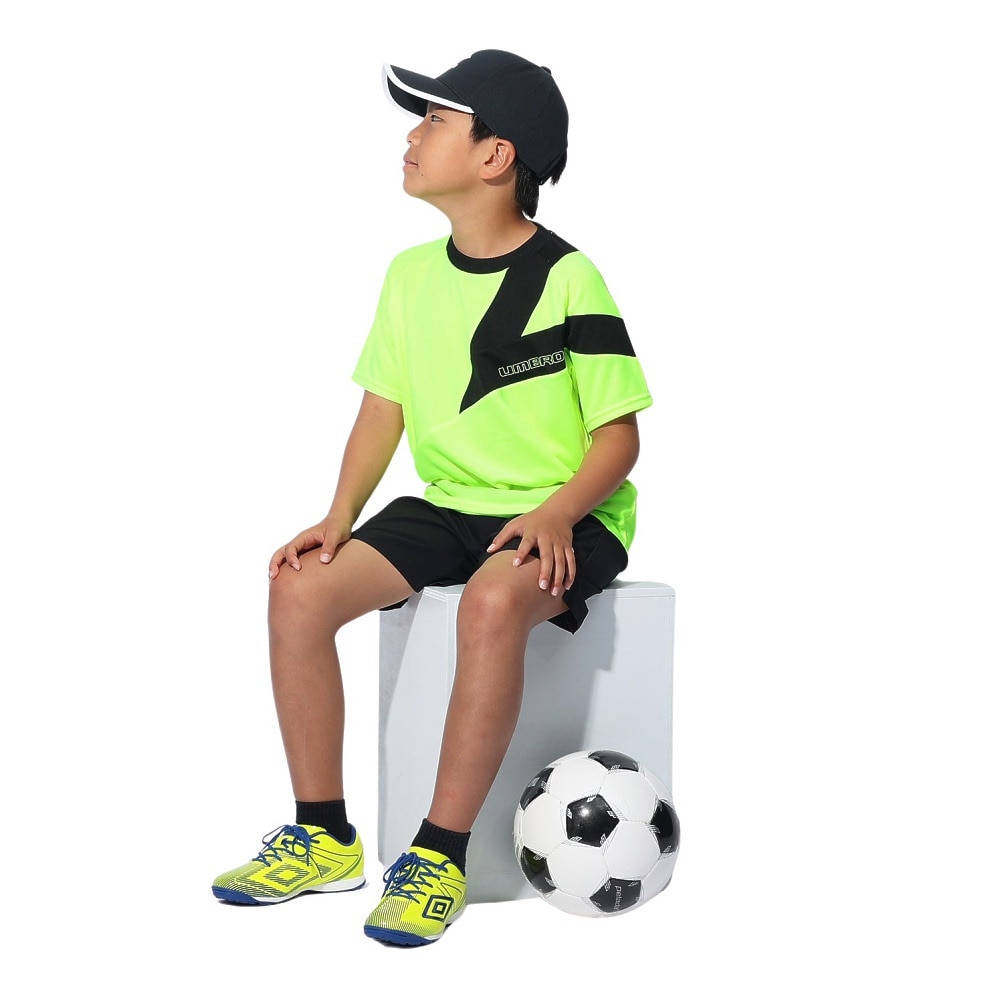 アンブロ（UMBRO）（キッズ）サッカーウェア ジュニア 半袖プラクティスシャツ UUJXJA59 FLIM 速乾 UVカット
