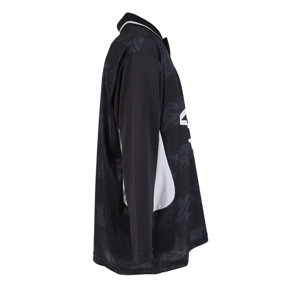 アンブロ（UMBRO）（キッズ）サッカーウェア ジュニア THE THIRD グラフィックプラクティスシャツ UF4FLS50J BK00