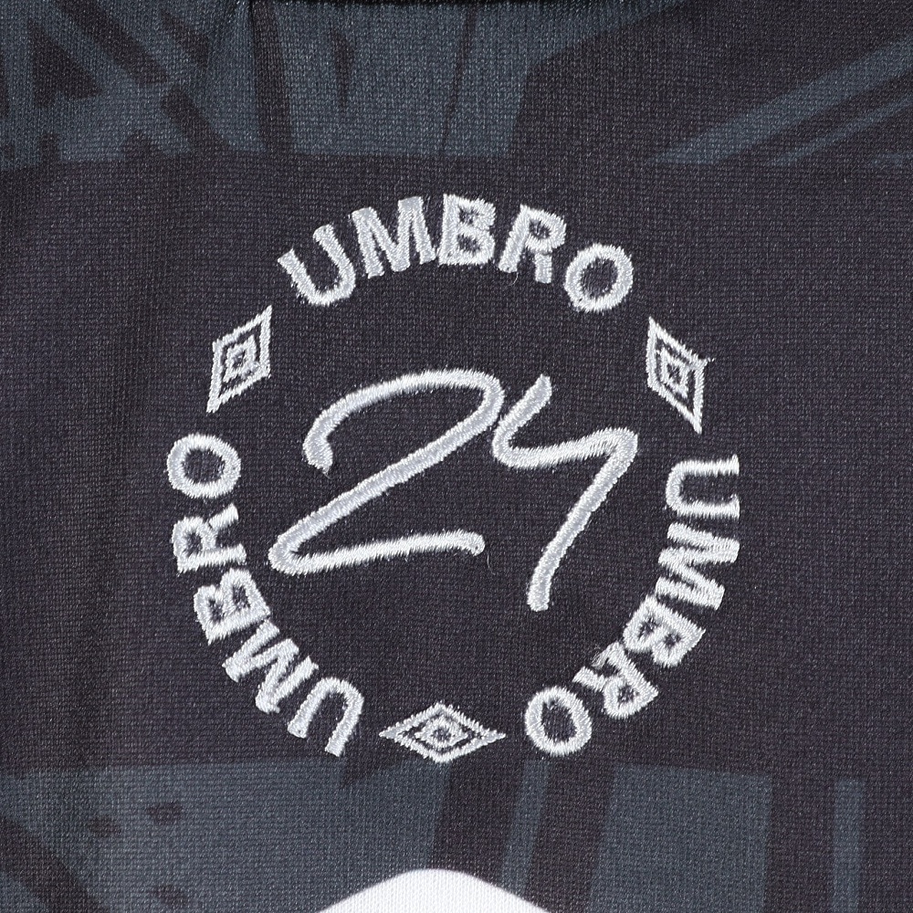 アンブロ（UMBRO）（キッズ）サッカーウェア ジュニア THE THIRD グラフィックプラクティスシャツ UF4FLS50J BK00