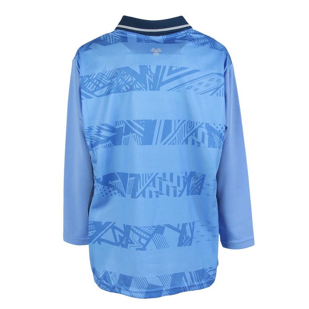 アンブロ（UMBRO）（キッズ）サッカーウェア ジュニア THE THIRD グラフィックプラクティスシャツ UF4FLS50J BL00