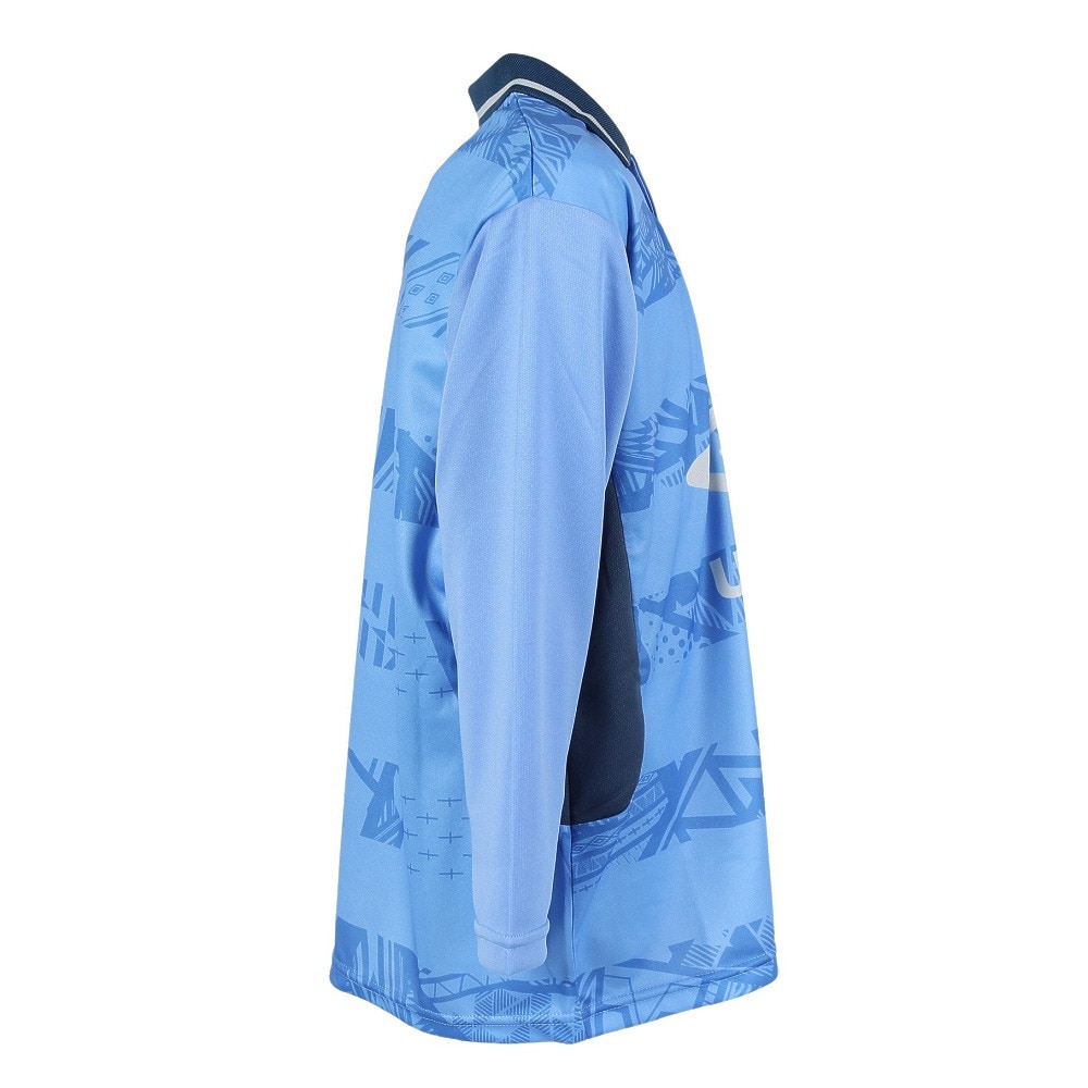 アンブロ（UMBRO）（キッズ）サッカーウェア ジュニア THE THIRD グラフィックプラクティスシャツ UF4FLS50J BL00