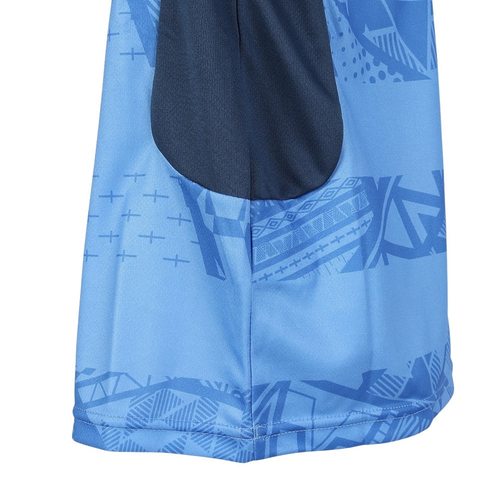 アンブロ（UMBRO）（キッズ）サッカーウェア ジュニア THE THIRD グラフィックプラクティスシャツ UF4FLS50J BL00