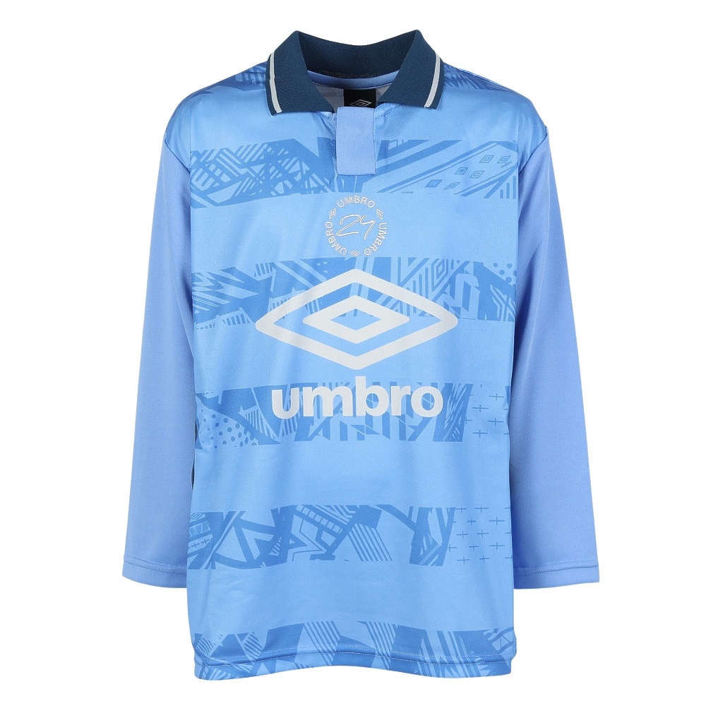 アンブロ（UMBRO）（キッズ）サッカーウェア ジュニア THE THIRD グラフィックプラクティスシャツ UF4FLS50J BL00