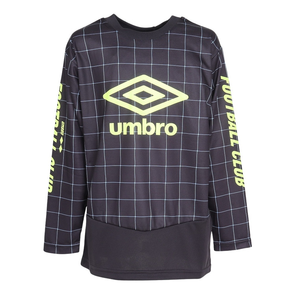 アンブロ（UMBRO）（キッズ）サッカーウェア ジュニア はじめてプラクティスシャツ UF4FLS54J BK00