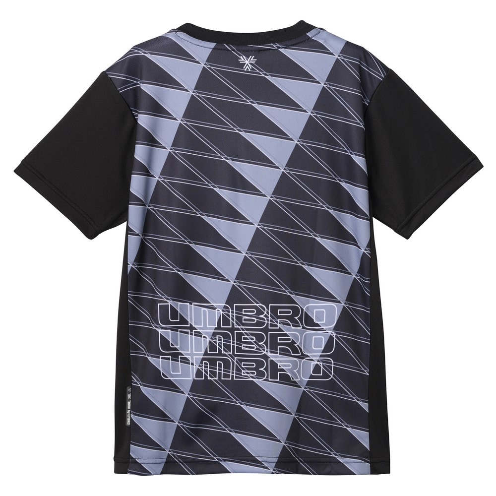 アンブロ（UMBRO）（キッズ）【新商品】サッカーウェア ジュニア THE THIRD by UMBRO ジュニアグラフィックプラクティスシャツ UF5SHS50J BK00