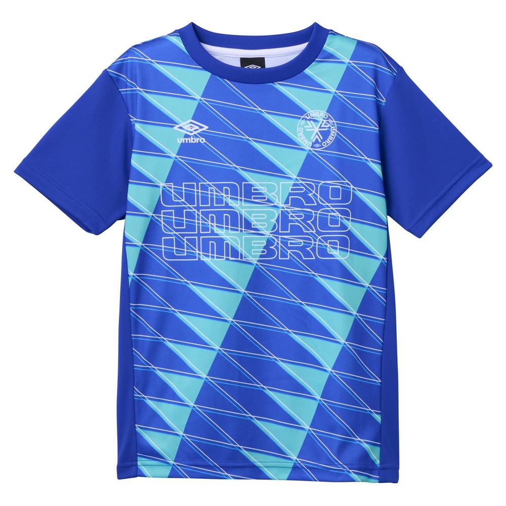 アンブロ（UMBRO）（キッズ）サッカーウェア ジュニア THE THIRD by UMBRO ジュニアグラフィックプラクティスシャツ UF5SHS50J BL00