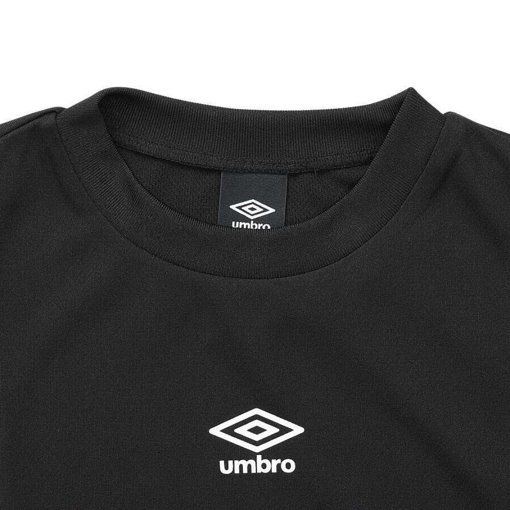 アンブロ（UMBRO）（キッズ）サッカーウェア ジュニア 半袖プラクティスシャツ UF5SHS53J BK00