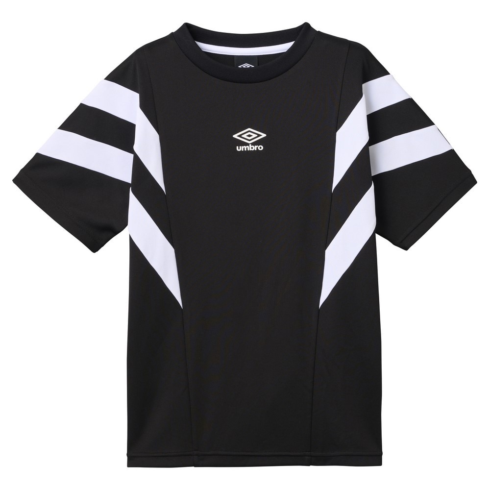 アンブロ（UMBRO）（キッズ）【新商品】サッカーウェア ジュニア 半袖プラクティスシャツ UF5SHS53J BK00