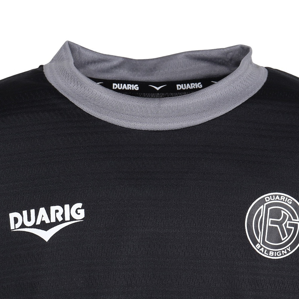 デュアリグ（DUARIG）（キッズ）サッカーウェア ジュニア YAプラクティス 半袖シャツ 5S0014-SCWR-742HD BLK