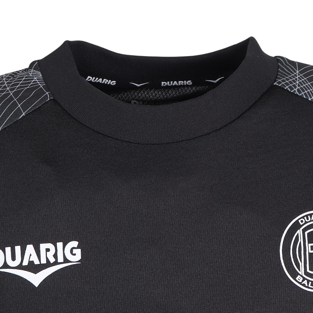 デュアリグ（DUARIG）（キッズ）サッカーウェア ジュニア YA 昇華プラクティス 半袖シャツ 5S0015-SCWR-742HD BLK