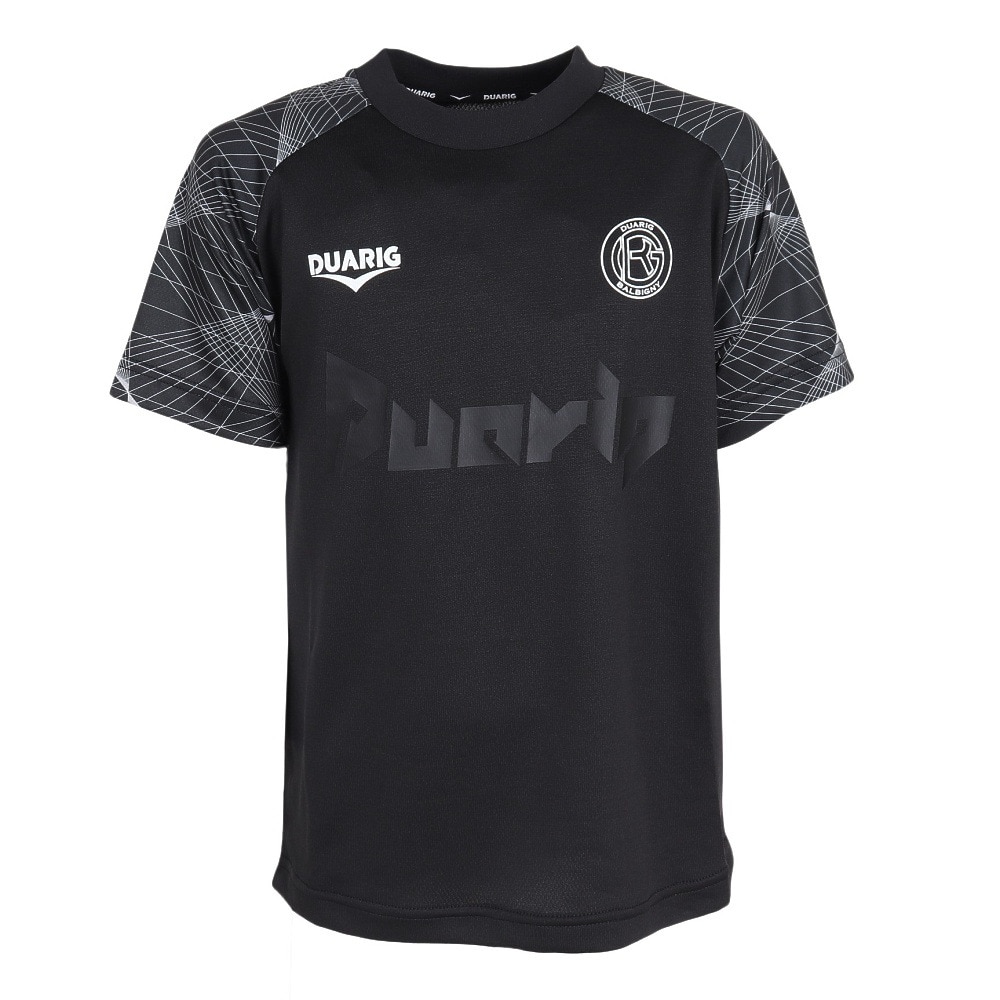 デュアリグ（DUARIG）（キッズ）サッカーウェア ジュニア YA 昇華プラクティス 半袖シャツ 5S0015-SCWR-742HD BLK