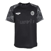 (キッズ)サッカーウェア ジュニア YA 昇華プラクティス 半袖シャツ 5S0015-SCWR-742HD BLK