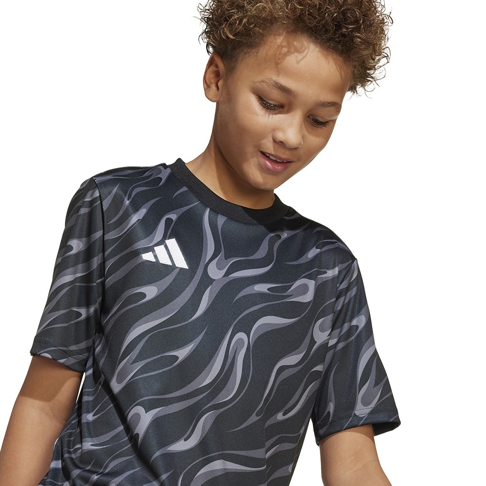 アディダス（adidas）（キッズ）サッカーウェア キッズ 半袖 トレーニング ジャージー JVV11-JL9524