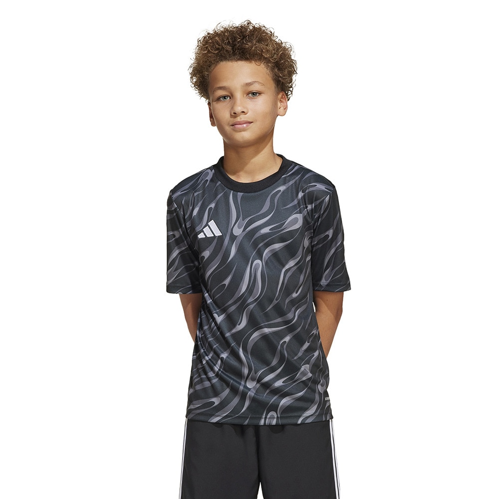 アディダス（adidas）（キッズ）サッカーウェア キッズ 半袖 トレーニング ジャージー JVV11-JL9524
