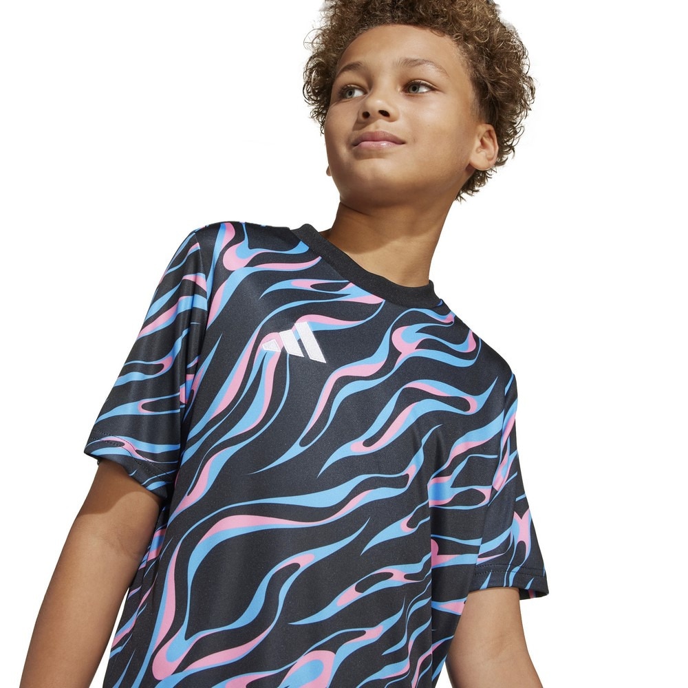 アディダス（adidas）（キッズ）ジュニア サッカーウェア プラクティス GRF 半袖 トレーニング ジャージー シャツ JVV11-JL9525
