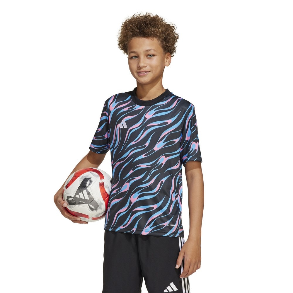 アディダス（adidas）（キッズ）ジュニア サッカーウェア プラクティス GRF 半袖 トレーニング ジャージー シャツ JVV11-JL9525