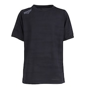 (キッズ)サッカーウェア ジュニア ジャガードプラクティスシャツ 2S8257-SCWR-742NTS BLK 速乾