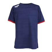 (キッズ)サッカーウェア ジュニア ジャガードプラクティスシャツ 2S8257-SCWR-742NTS NVY 速乾