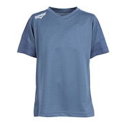 (キッズ)サッカーウェア ジュニア ジャガードプラクティスシャツ 2S8258-SCWR-742NTS BGRY 速乾