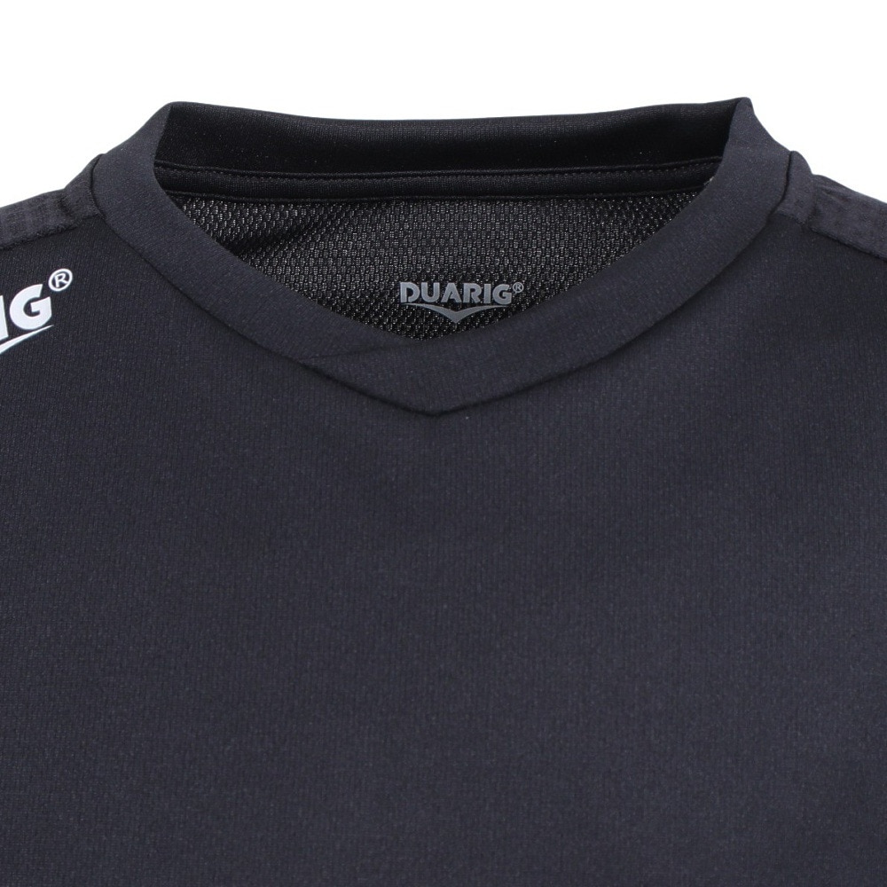 デュアリグ（DUARIG）（キッズ）サッカーウェア ジュニア ジャガードプラクティスシャツ 2S8258-SCWR-742NTS BLK 速乾