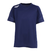 (キッズ)サッカーウェア ジュニア ジャガードプラクティスシャツ 2S8258-SCWR-742NTS NVY 速乾