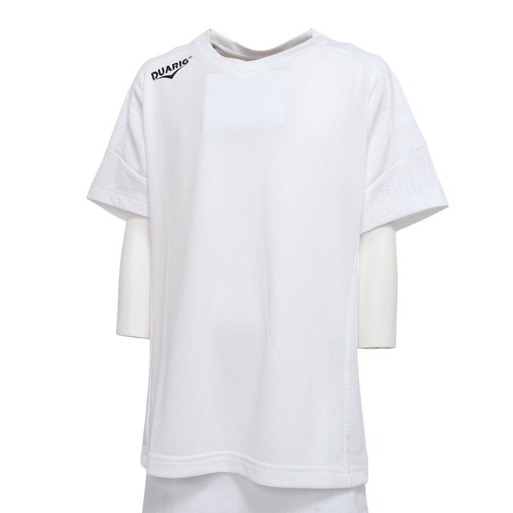 デュアリグ（DUARIG）（キッズ）サッカーウェア ジュニア ジャガードプラクティスシャツ 2S8258-SCWR-742NTS WHT 速乾