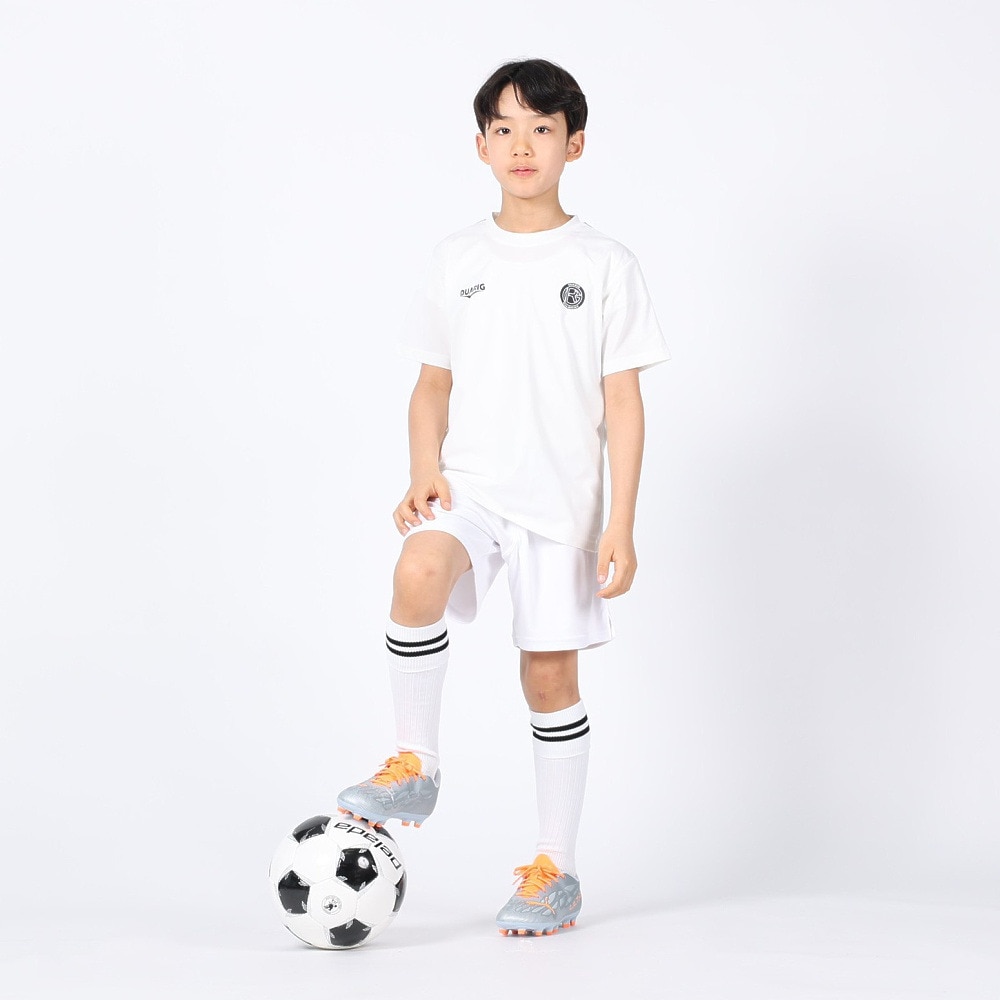 デュアリグ（DUARIG）（キッズ）サッカーウェア ジュニア プラクティス半袖シャツ 4S0019-SCWR-742CD WHT 速乾