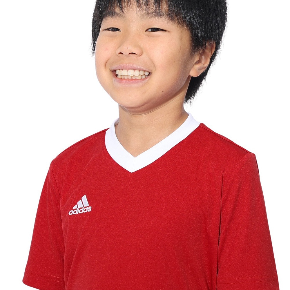 アディダス（adidas）（キッズ）サッカーウェア ジュニア キッズ ENTRADA 22 半袖ジャージ MBE20-H57496
