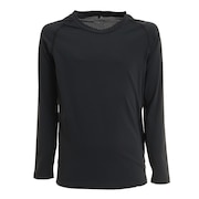 (キッズ)サッカーウェア ジュニア ドライプラス 冷感 長袖アンダーシャツ 2S8228-SCWR-742ES BLK 速乾