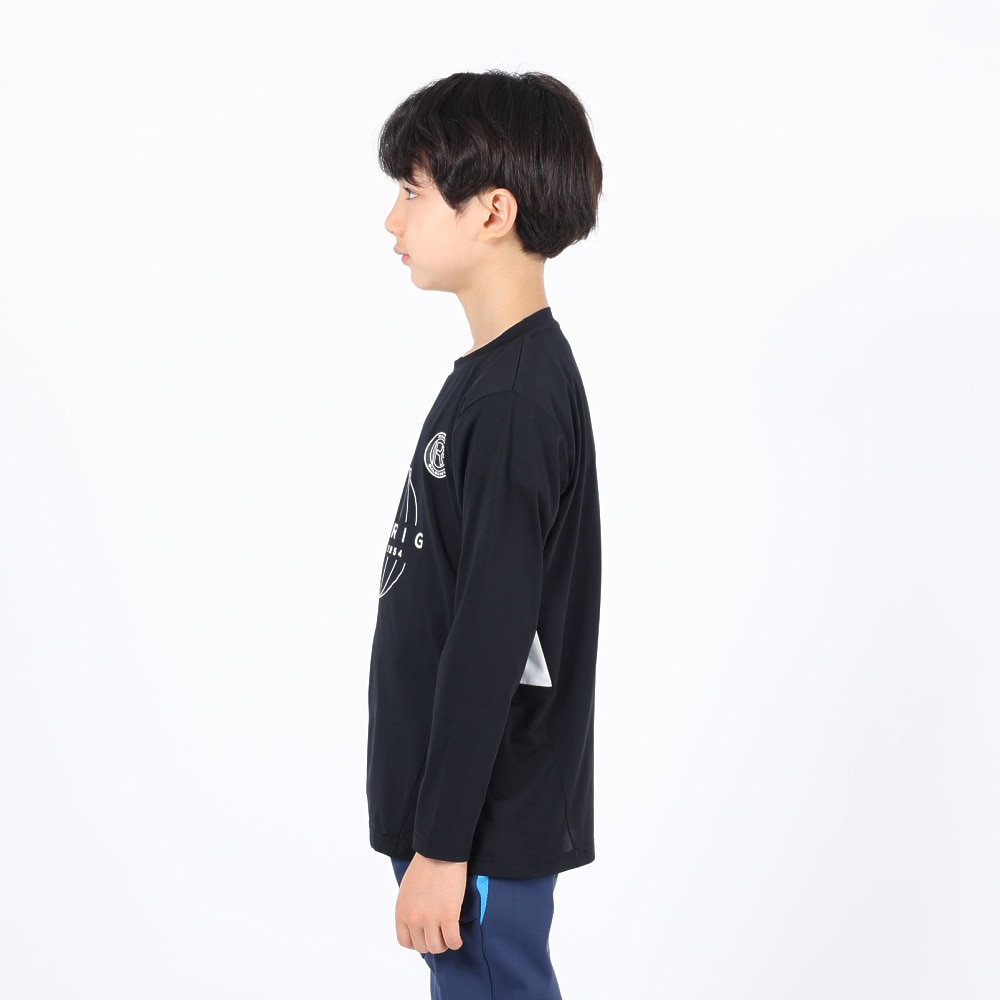 デュアリグ（DUARIG）（キッズ）サッカーウェア ジュニア プラクティス長袖シャツ 4S0018-SCWR-742CD BLK 速乾