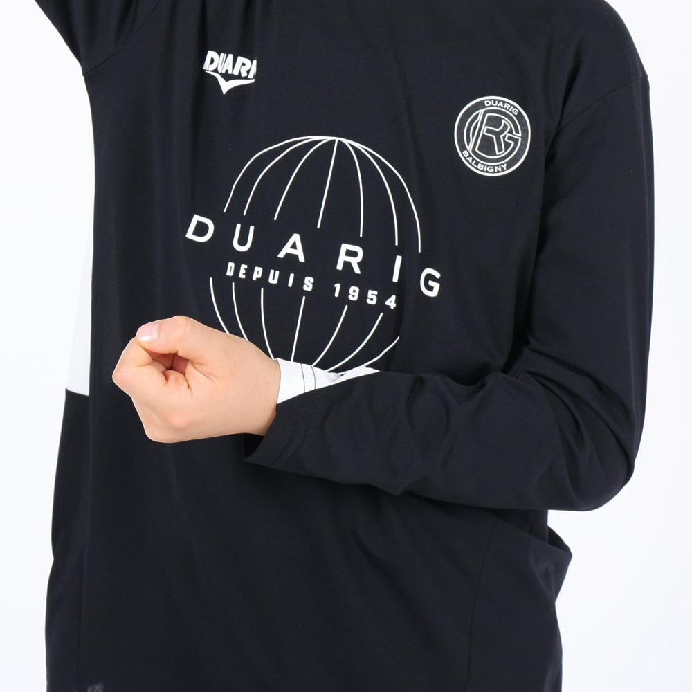 デュアリグ（DUARIG）（キッズ）サッカーウェア ジュニア プラクティス長袖シャツ 4S0018-SCWR-742CD BLK 速乾