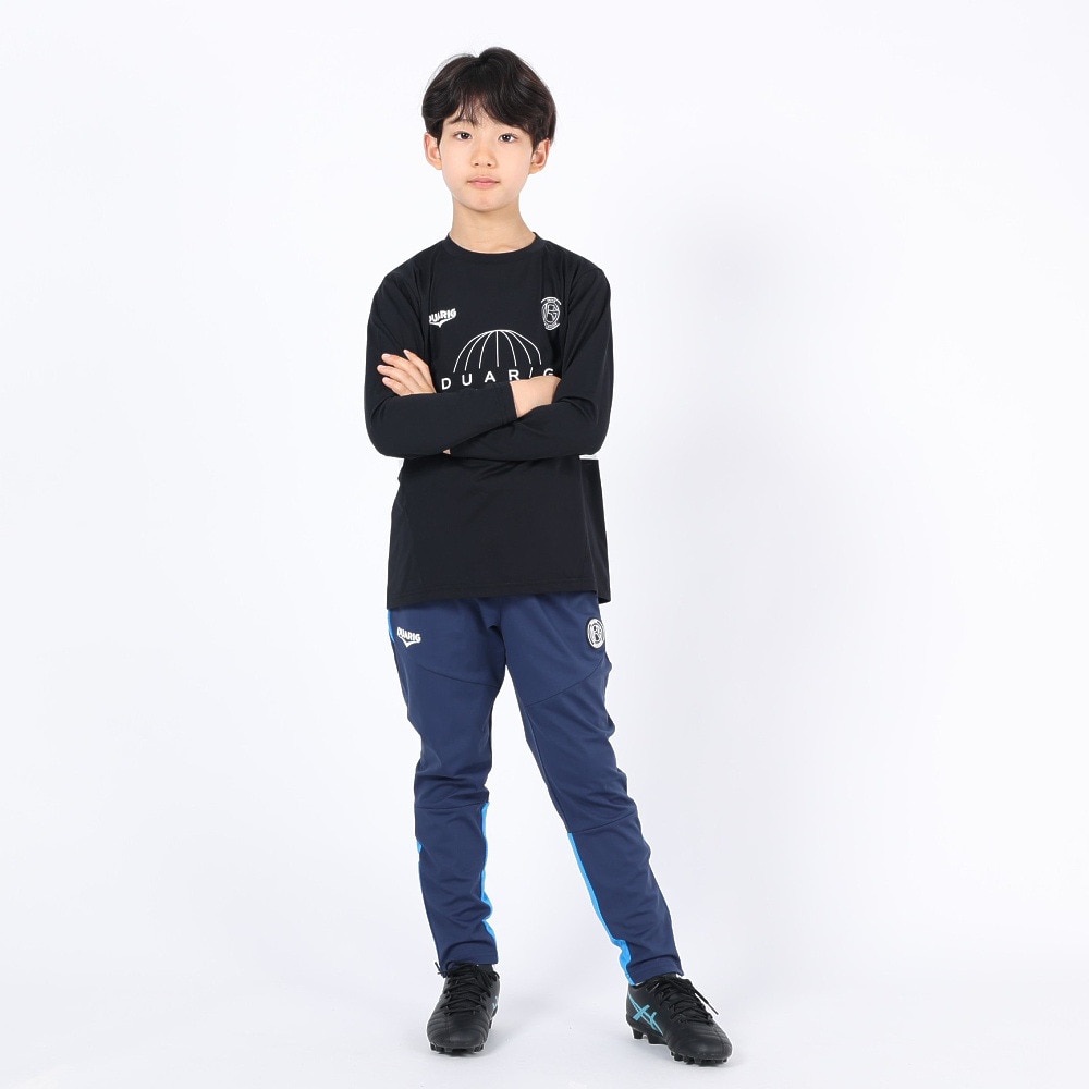 デュアリグ（DUARIG）（キッズ）サッカーウェア ジュニア プラクティス長袖シャツ 4S0018-SCWR-742CD BLK 速乾