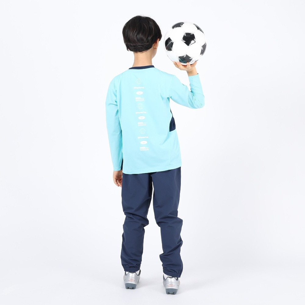 デュアリグ（DUARIG）（キッズ）サッカーウェア ジュニア プラクティス長袖シャツ 4S0018-SCWR-742CD BLU 速乾
