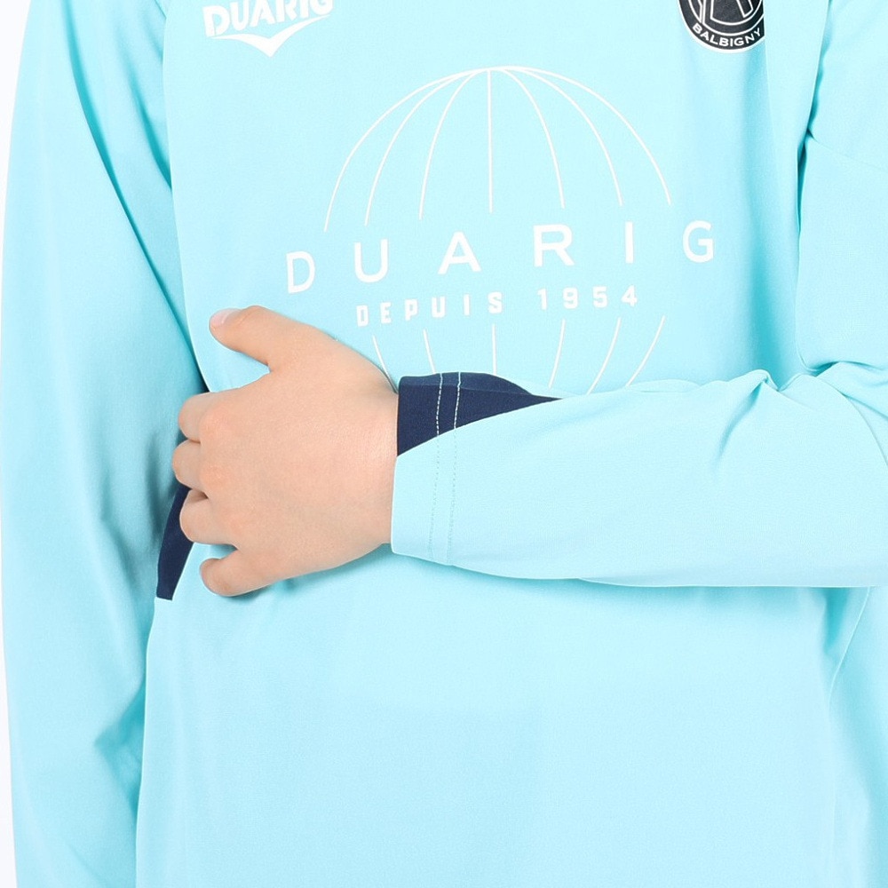 デュアリグ（DUARIG）（キッズ）サッカーウェア ジュニア プラクティス長袖シャツ 4S0018-SCWR-742CD BLU 速乾