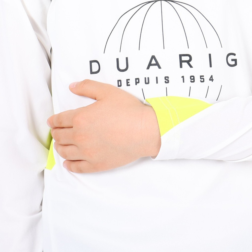 デュアリグ（DUARIG）（キッズ）サッカーウェア ジュニア プラクティス長袖シャツ 4S0018-SCWR-742CD YEL 速乾
