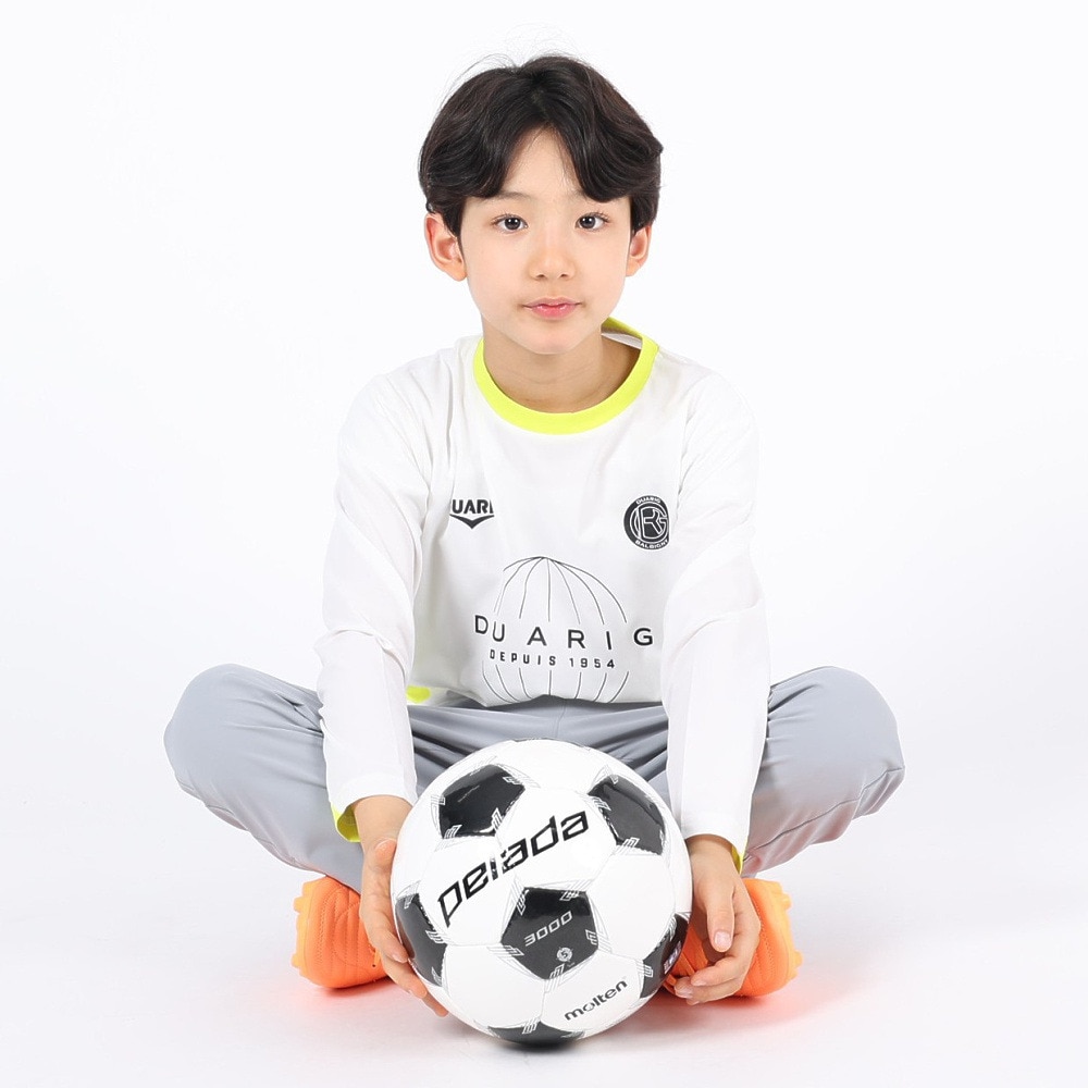 デュアリグ（DUARIG）（キッズ）サッカーウェア ジュニア プラクティス長袖シャツ 4S0018-SCWR-742CD YEL 速乾