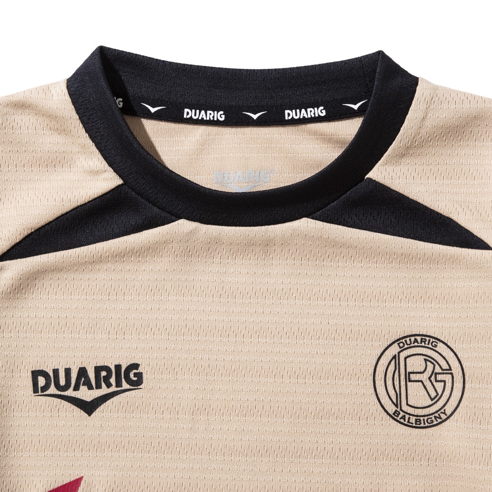 デュアリグ（DUARIG）（キッズ）サッカーウェア ジュニア ドライプラス 長袖プラクティスシャツ 4F0022-SCWR-742HD BEG