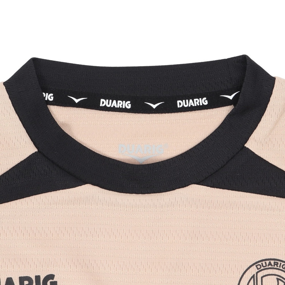 デュアリグ（DUARIG）（キッズ）サッカーウェア ジュニア ドライプラス 長袖プラクティスシャツ 4F0022-SCWR-742HD BEG